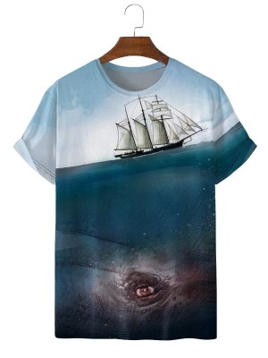 Men's Deep Sea Moby Dick Short Sleeve T-Shirt